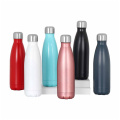 Economical Custom Design Cola Bottle Black Thermal Insulated Eco Friendly Stainless Steel Water Bottle